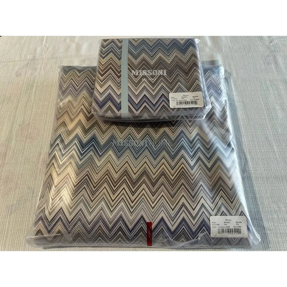 MISSONI JOHN NEW DUVET COVER SET PILLOWCASES